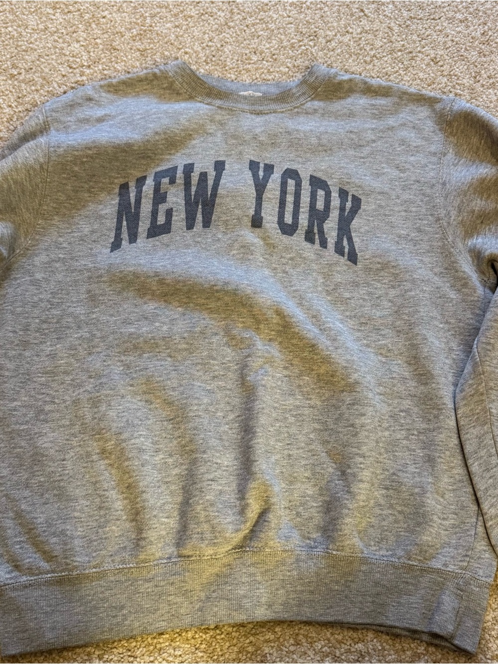 Gray Brandy Melville New York Sweatshirt